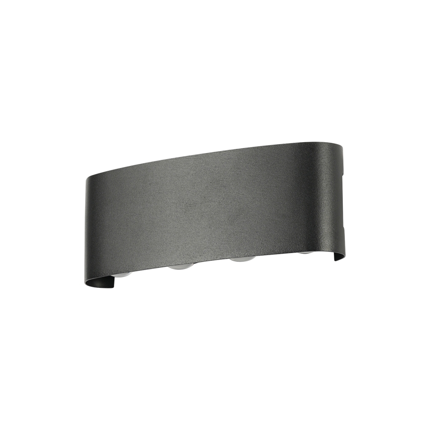 Brilagi - LED buitenwandlamp FLAREBOX LED/8W/230V zwart IP65