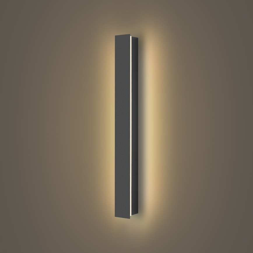 Brilagi - LED buitenwandlamp LINEAR LED/12W/230V 3000K IP65 50 cm antraciet