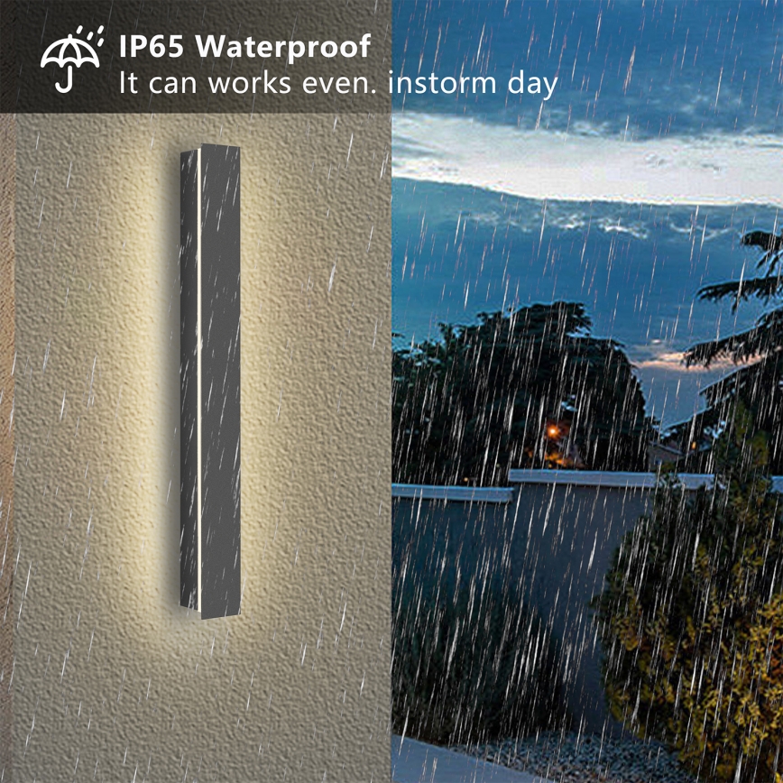 Brilagi - LED buitenwandlamp LINEAR LED/12W/230V 3000K IP65 50 cm antraciet CRI 90