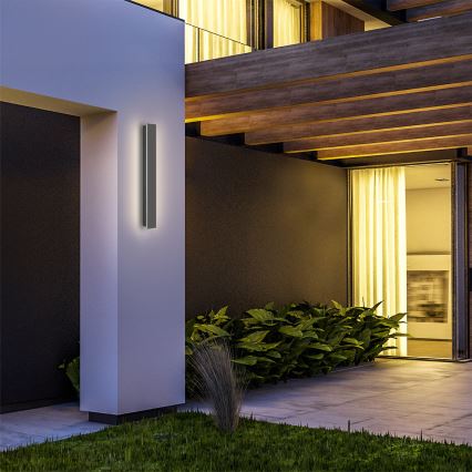 Brilagi - LED buitenwandlamp LINEAR LED/12W/230V 3000K IP65 50 cm antraciet CRI 90