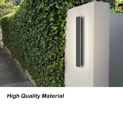 Brilagi - LED buitenwandlamp LINEAR LED/12W/230V 3000K IP65 50 cm antraciet CRI 90