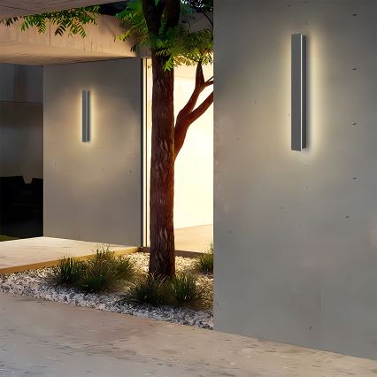 Brilagi - LED buitenwandlamp LINEAR LED/12W/230V 4000K IP65 50 cm antraciet CRI 90