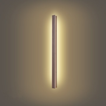 Brilagi - LED buitenwandlamp LINEAR LED/22W/230V 3000K IP65 100 cm bruin CRI 90