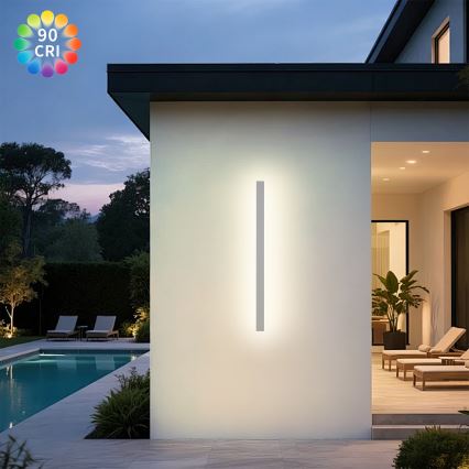 Brilagi - LINEAR LED buitenwandlamp LED/22W/230V 3000K IP65 100 cm wit CRI 90