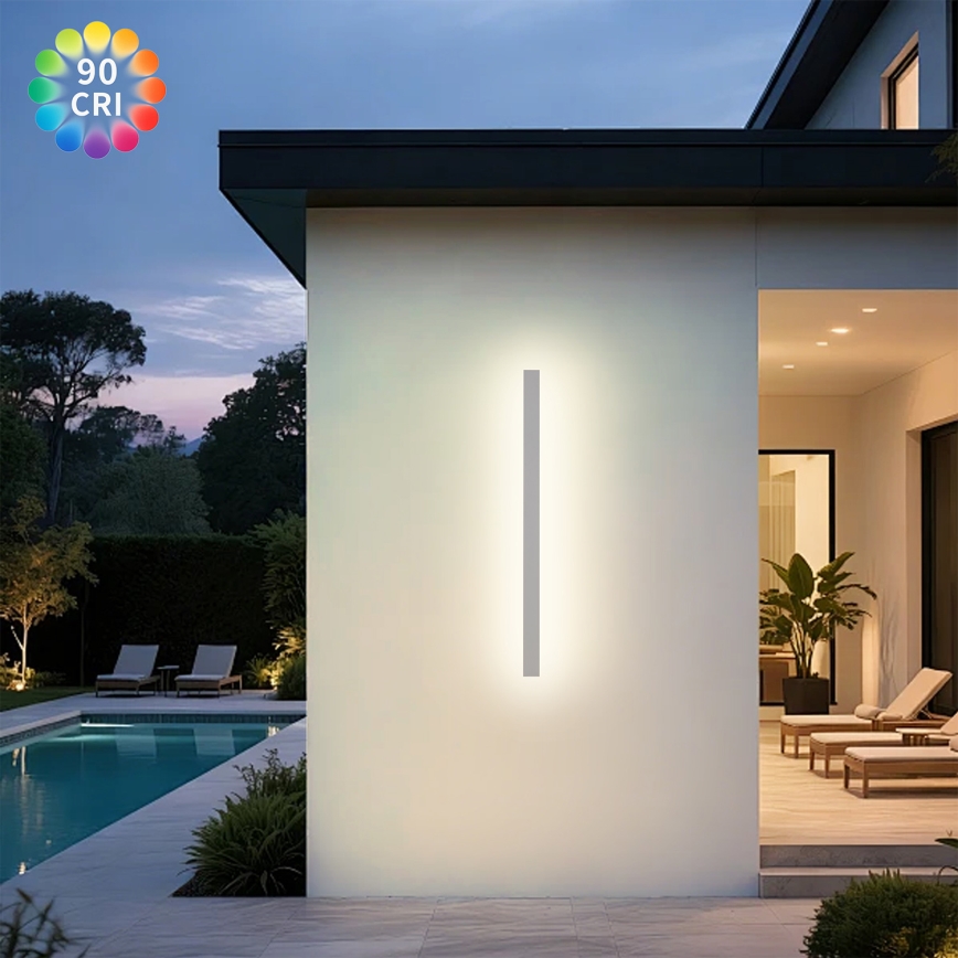 Brilagi - LINEAR LED buitenwandlamp LED/22W/230V 3000K IP65 100 cm wit CRI 90
