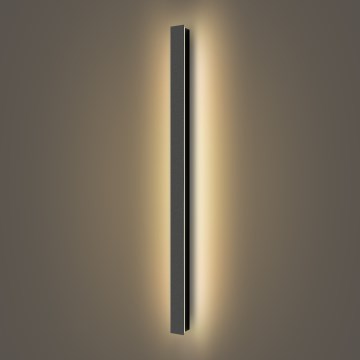 Brilagi - LED Buitenwandlamp LINEAR LED/22W/230V 3000K IP65 100 cm zwart
