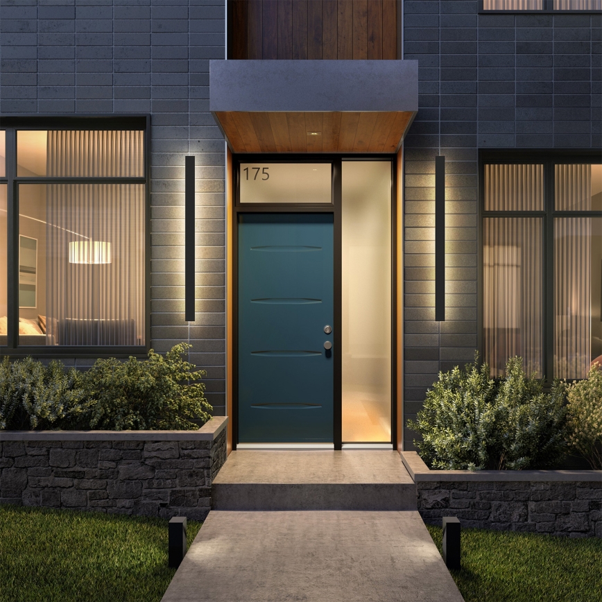 Brilagi - LINEAR LED buitenwandlamp/22W/230V 3000K IP65 100 cm zwart CRI 90