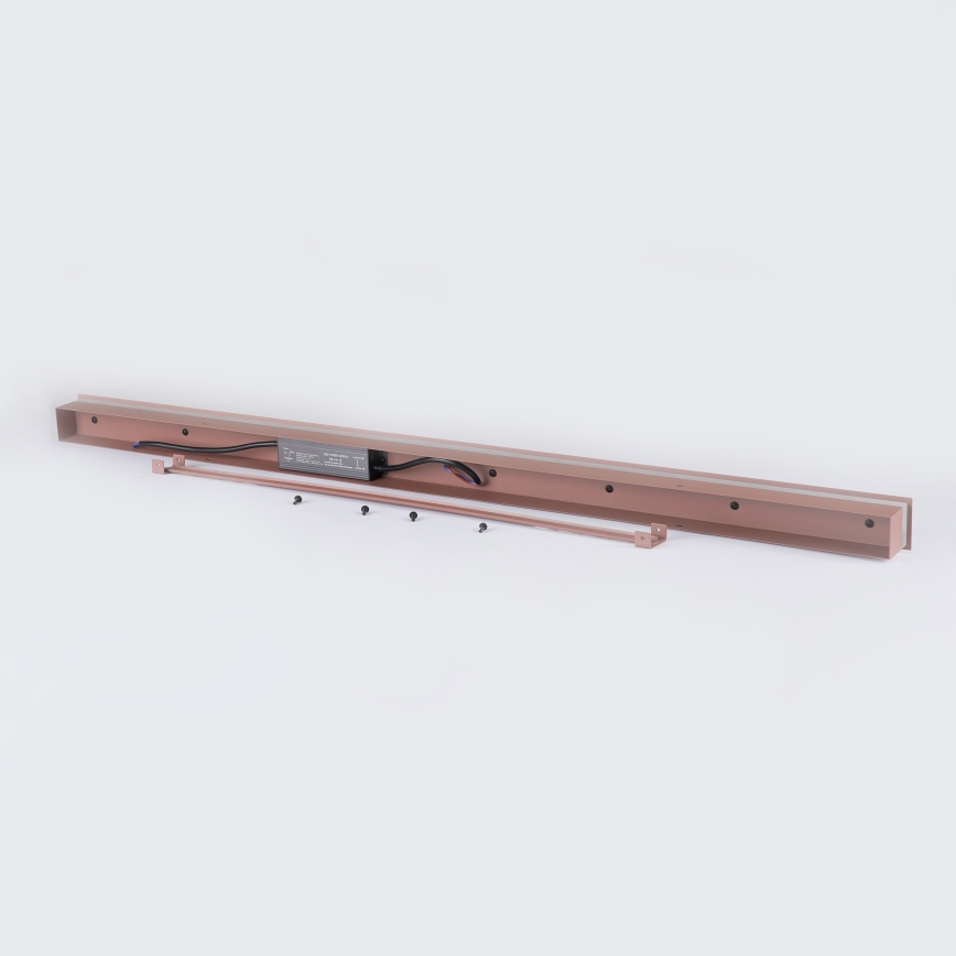 Brilagi - LINEAR LED buitenwandlamp 32W/230V 3000K IP65 140 cm, bruin, CRI 90