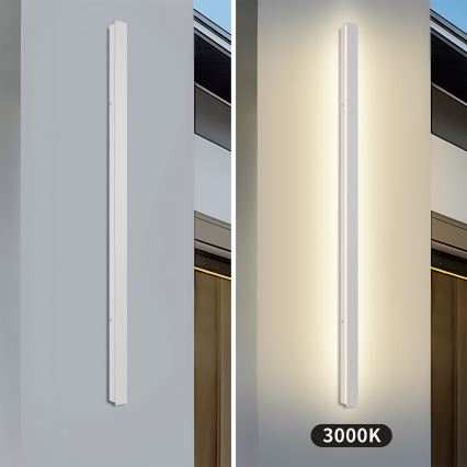 Brilagi - LED buitenwandlamp LINEAR LED/32W/230V 3000K IP65 140 cm wit CRI 90