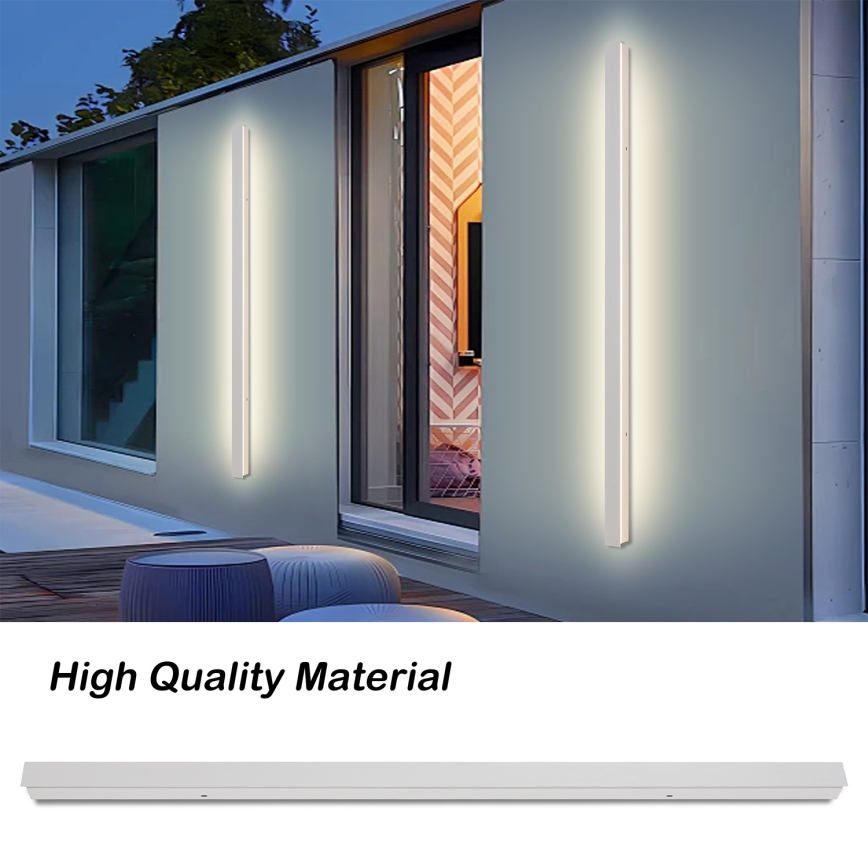 Brilagi - LED buitenwandlamp LINEAR LED/32W/230V 3000K IP65 140 cm wit CRI 90