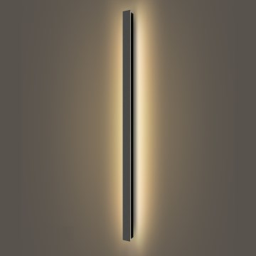Brilagi - LED buitenwandlamp LINEAR LED/32W/230V 3000K IP65 140 cm zwart