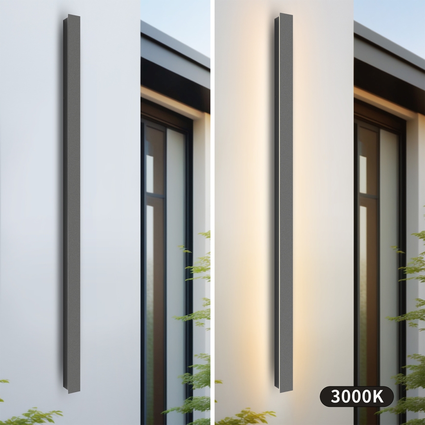 Brilagi - LED buitenwandlamp LINEAR LED/32W/230V 3000K IP65 140 cm antraciet CRI 90