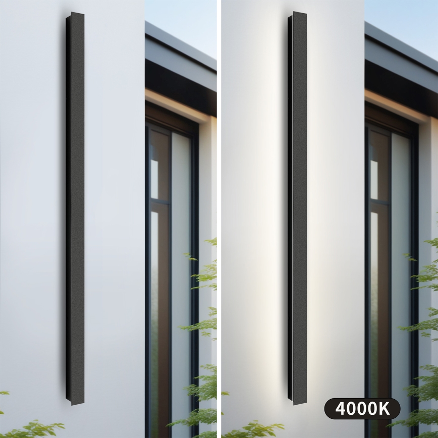 Brilagi - Buitenwandlamp LINEAR LED/32W/230V 4000K IP65 140 cm zwart CRI 90