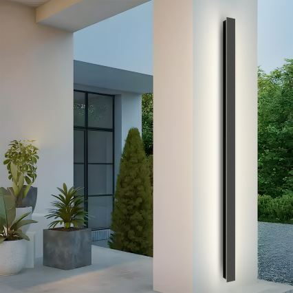 Brilagi - Buitenwandlamp LINEAR LED/32W/230V 4000K IP65 140 cm zwart CRI 90