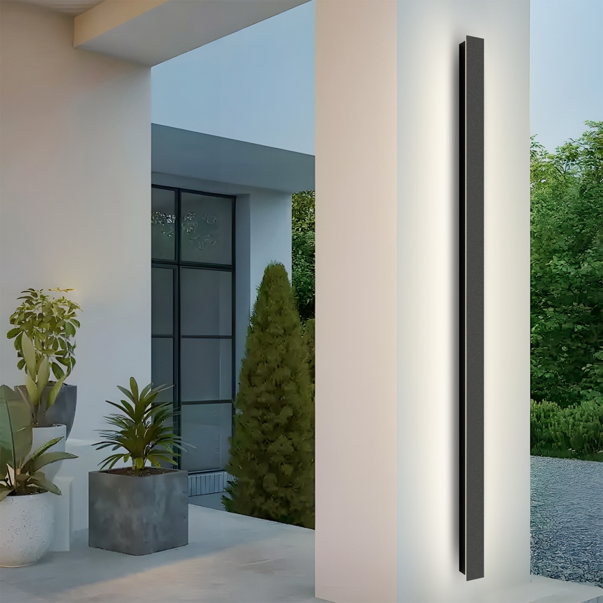 Brilagi - Buitenwandlamp LINEAR LED/32W/230V 4000K IP65 140 cm zwart CRI 90