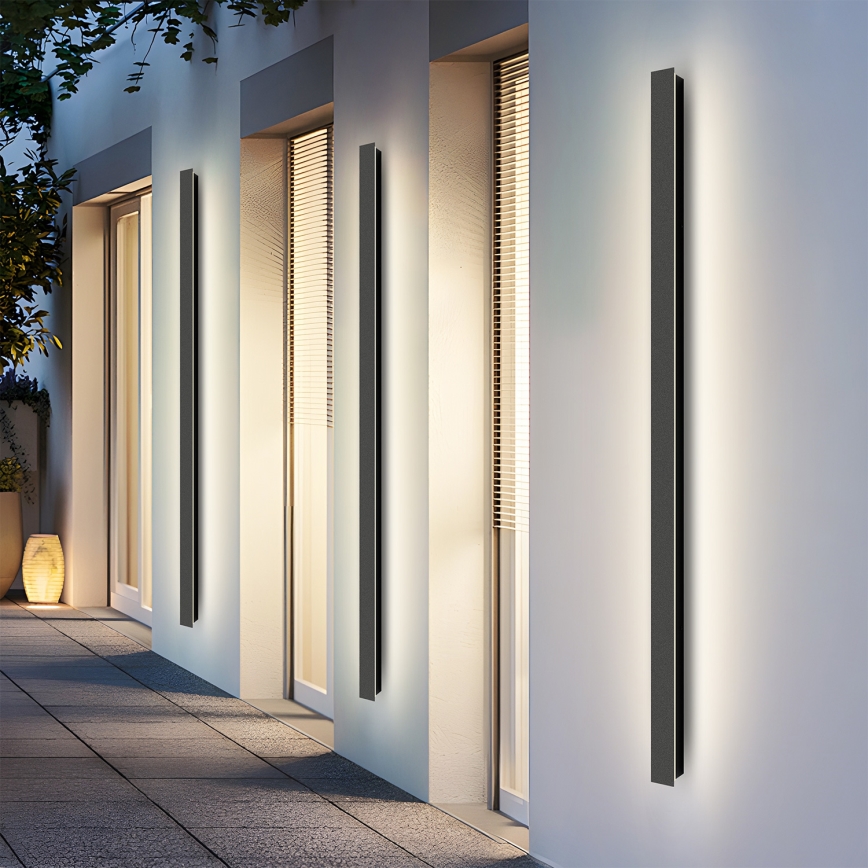 Brilagi - Buitenwandlamp LINEAR LED/32W/230V 4000K IP65 140 cm zwart CRI 90