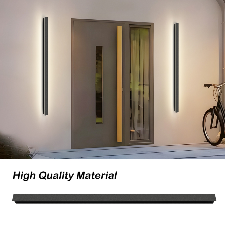 Brilagi - Buitenwandlamp LINEAR LED/32W/230V 4000K IP65 140 cm zwart CRI 90