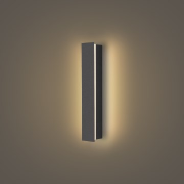 Brilagi - LED buitenwandlamp LINEAR LED/8W/230V 3000K IP65 30 cm antraciet