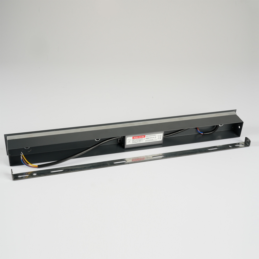Brilagi - LED buitenwandlamp LINEAR LED/8W/230V 3000K IP65 30 cm zwart CRI 90