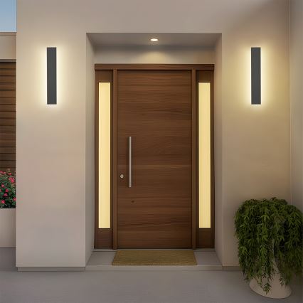 Brilagi - LED buitenwandlamp LINEAR LED/8W/230V 4000K IP65 30 cm antraciet CRI 90