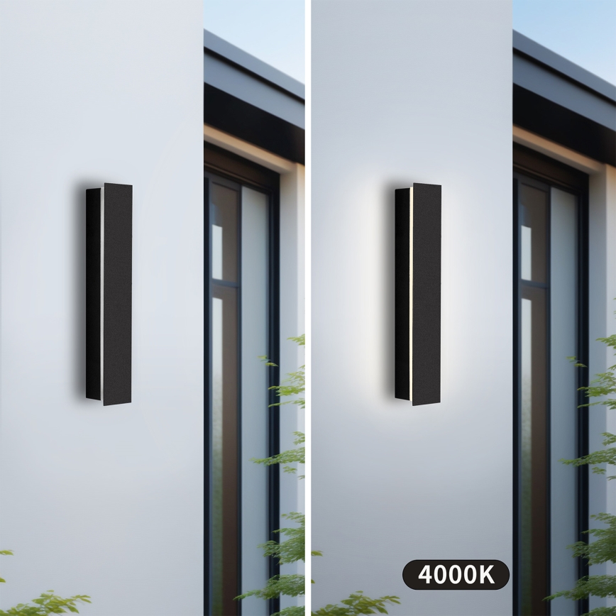 Brilagi - LED buitenwandlamp LINEAR LED/8W/230V 4000K IP65 30 cm zwart CRI 90