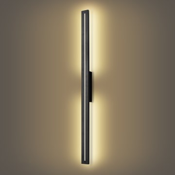 Brilagi - LED Buitenwandlamp LINEO LED/24W/230V 3000K IP65 100 cm zwart CRI 90
