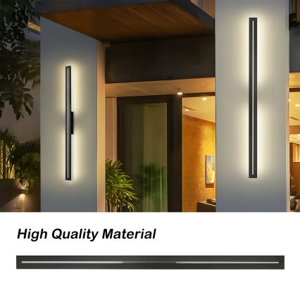 Brilagi - LED buitenwandlamp LINEO LED/24W/230V 4000K IP65 100 cm zwart CRI 90