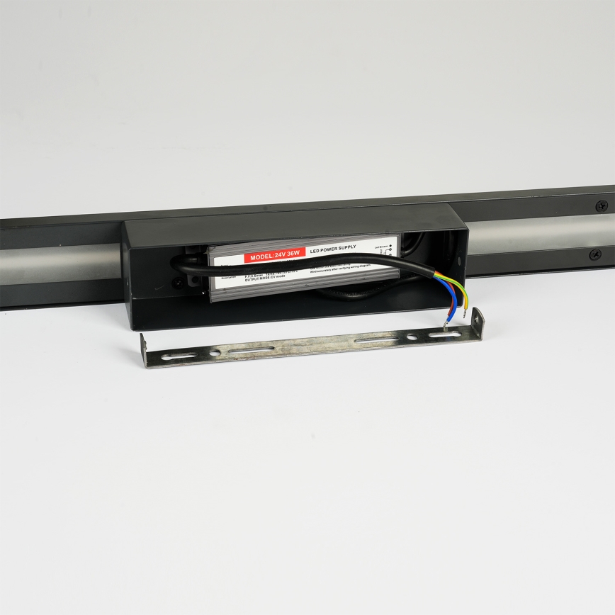 Brilagi - LED buitenwandlamp LINEO LED/24W/230V 4000K IP65 100 cm zwart CRI 90