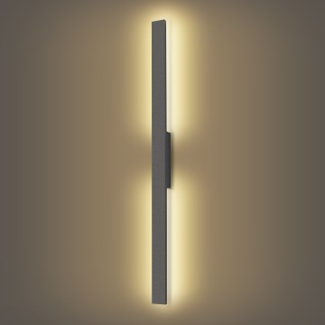 Brilagi - LED buitenwandlamp LUNA LED/24W/230V 3000K IP65 100 cm antraciet
