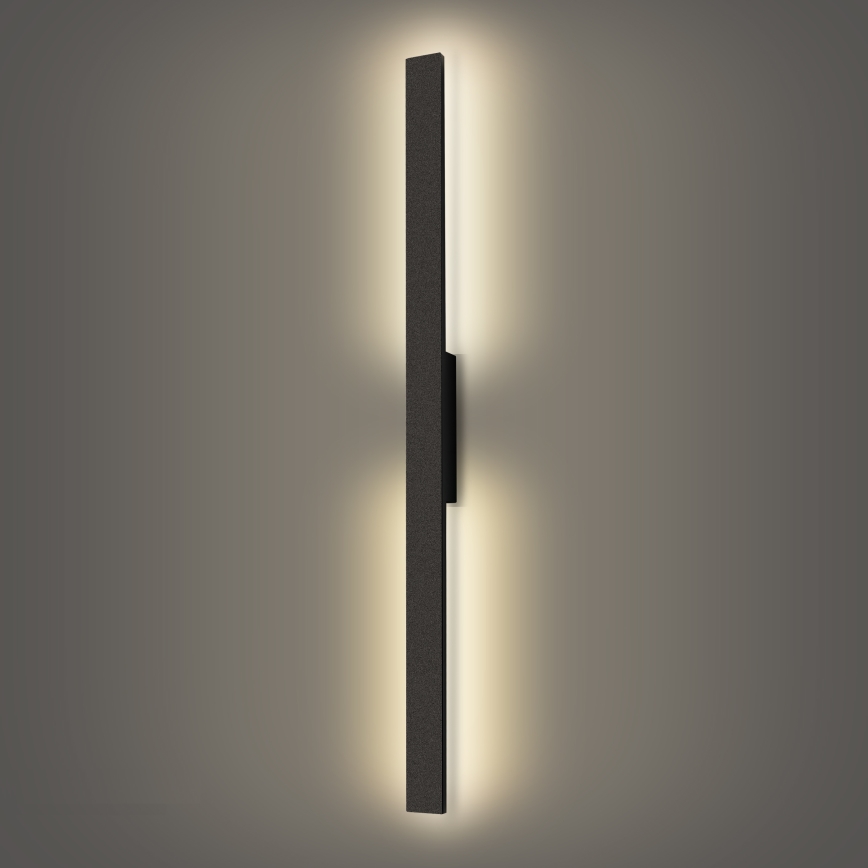 Brilagi - LED buitenwandlamp LUNA LED/24W/230V 4000K IP65 100 cm zwart