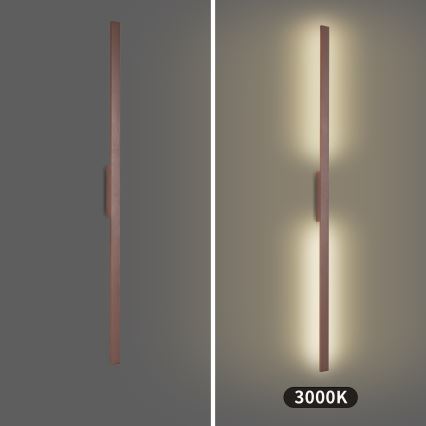 Brilagi - LED buitenwandlamp LUNA LED/30W/230V 3000K IP65 150 cm bruin CRI 90