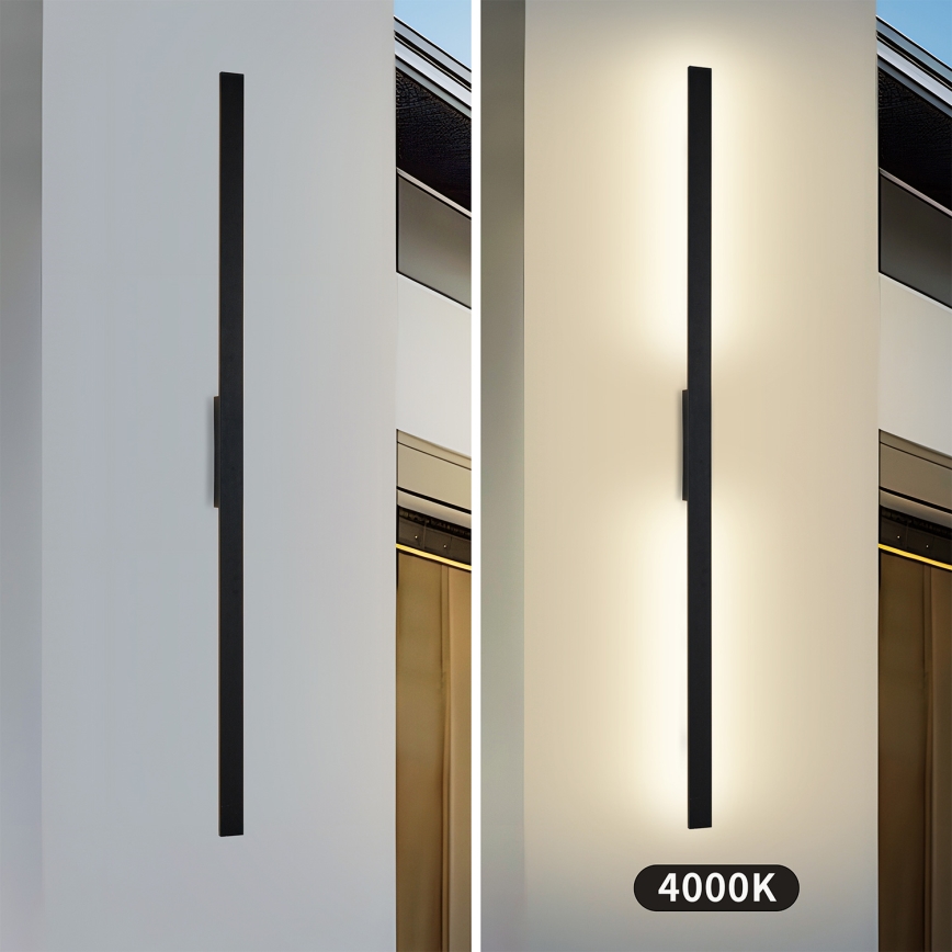 Brilagi - LED buitenwandlamp LUNA LED/30W/230V 4000K IP65 150 cm zwart CRI 90