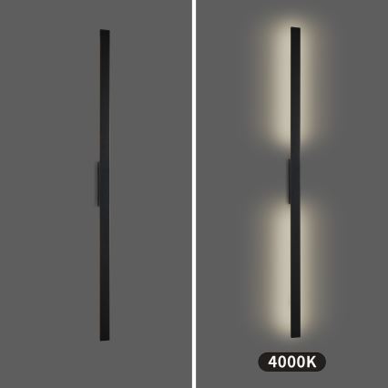 Brilagi - LED buitenwandlamp LUNA LED/30W/230V 4000K IP65 150 cm zwart CRI 90