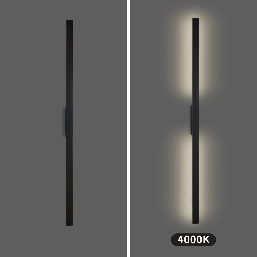 Brilagi - LED buitenwandlamp LUNA LED/30W/230V 4000K IP65 150 cm zwart CRI 90