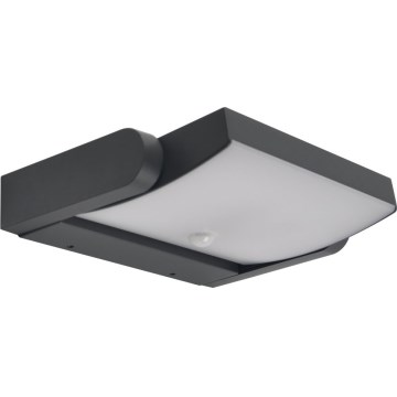 Brilagi - LED Buitenwandlamp met sensor ANKLE LED/18W/230V 3000K IP65 antraciet