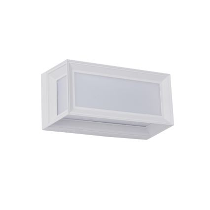 Brilagi - LED buitenwandlamp met sensor PARKER LED/12W/230V wit IP44