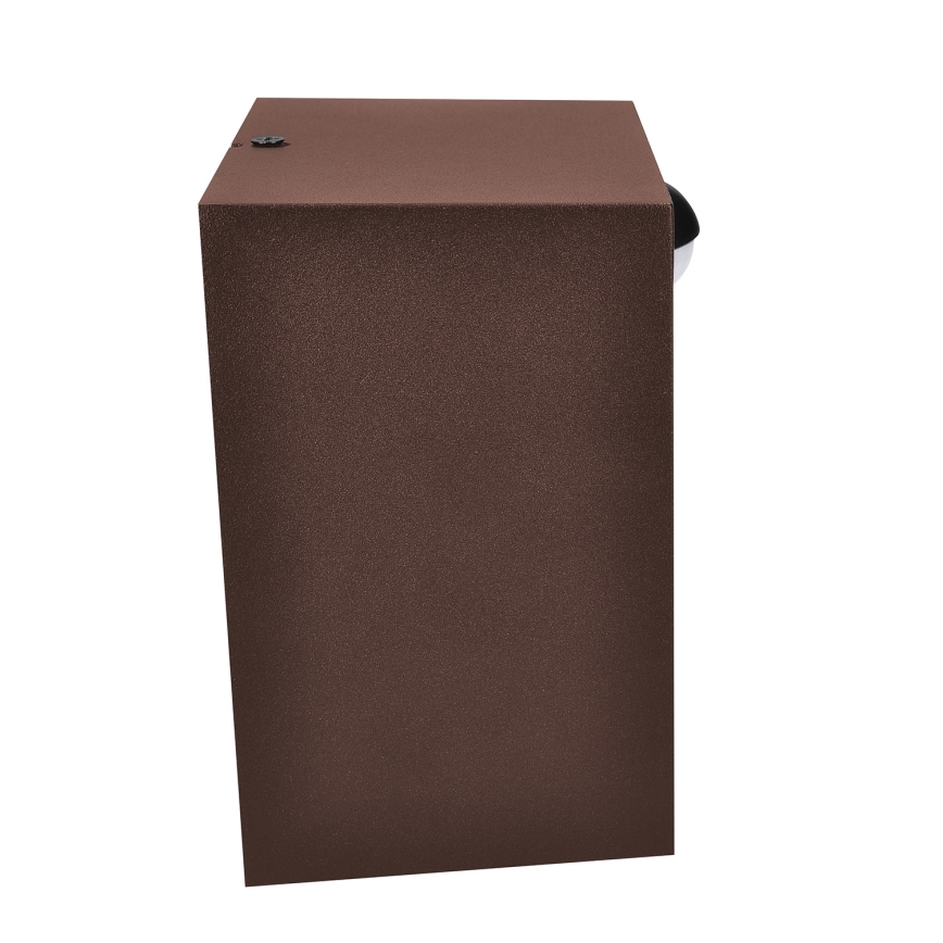 Brilagi - TERNI LED buitenwandlamp met sensor, 12W, 230V, bruin, IP44