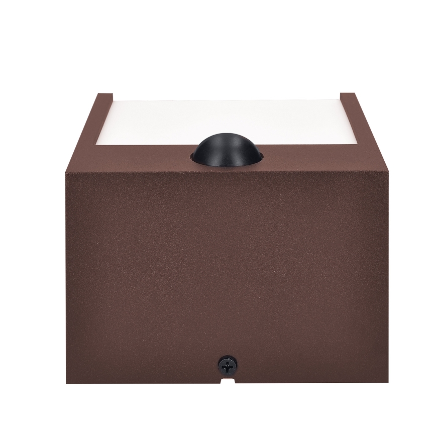 Brilagi - TERNI LED buitenwandlamp met sensor, 12W, 230V, bruin, IP44