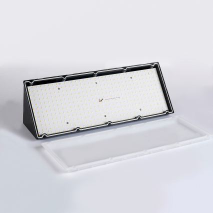 Brilagi - LED buitenmuurlamp met sensor TRIANGLE LED/42W/230V zwart IP65
