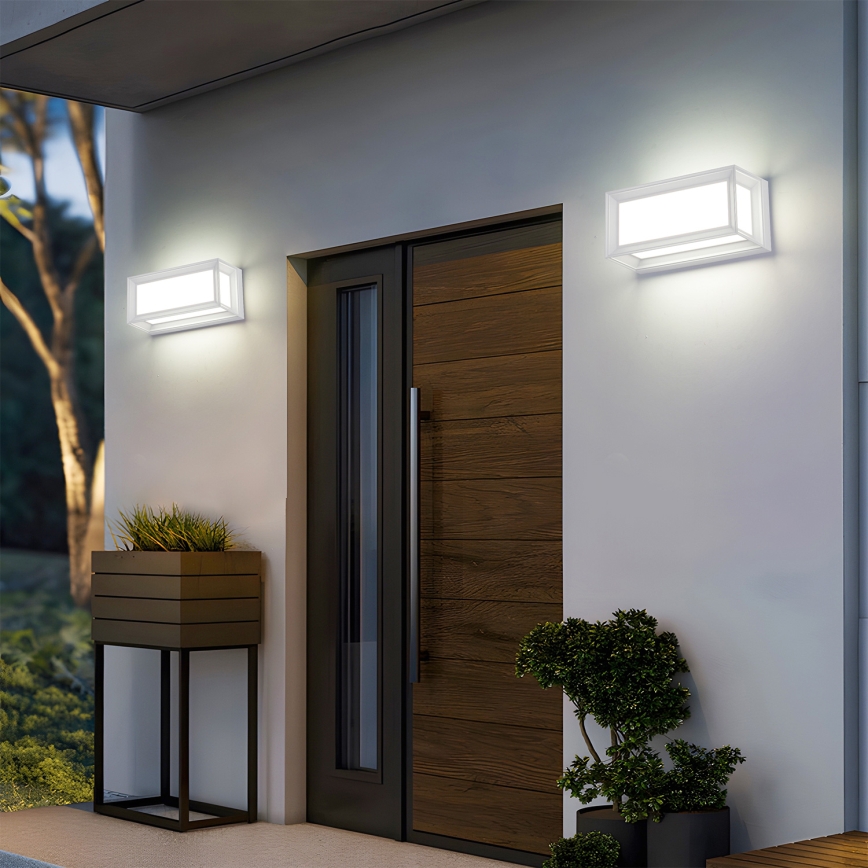 Brilagi - LED buitenwandlamp PARKER LED/12W/230V 3000/4500/6000K wit IP44