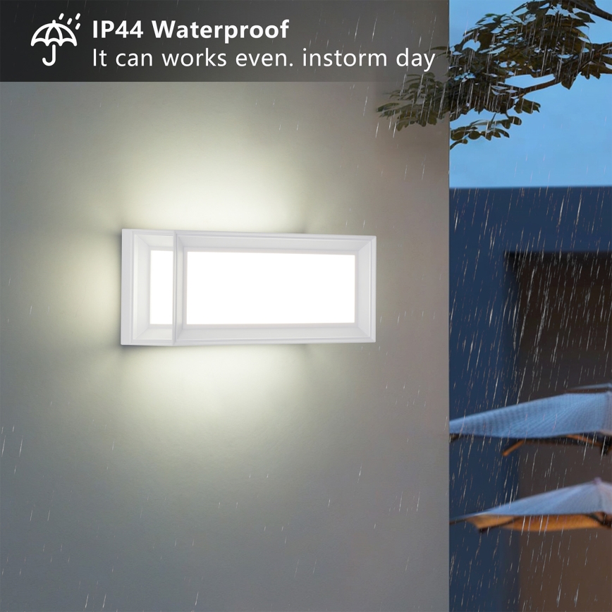 Brilagi - LED buitenwandlamp PARKER LED/12W/230V 3000/4500/6000K wit IP44