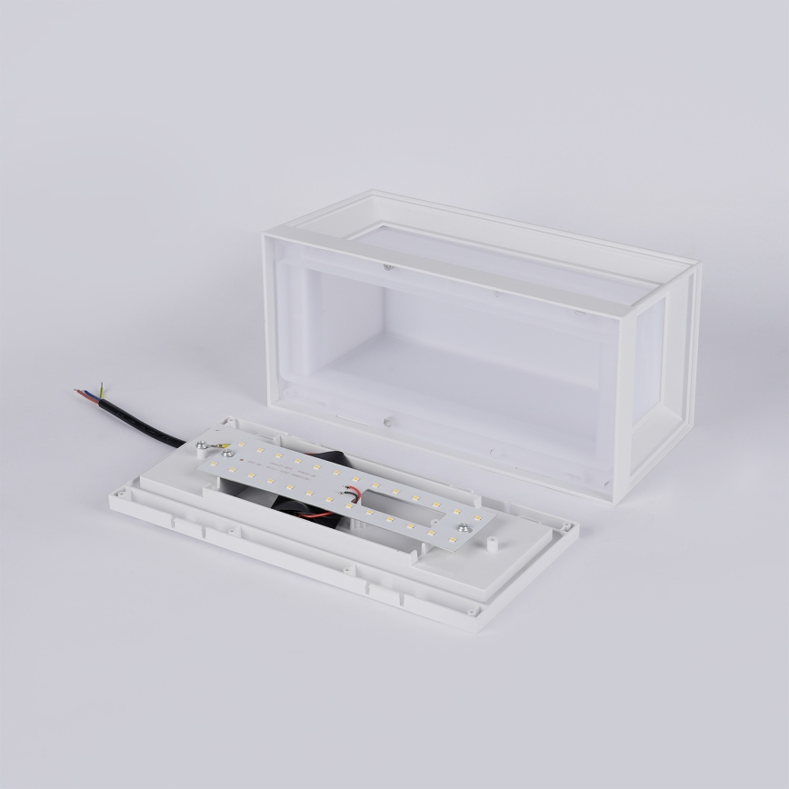 Brilagi - LED buitenwandlamp PARKER LED/12W/230V 3000/4500/6000K wit IP44