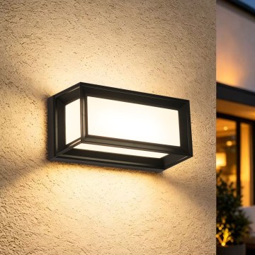 Brilagi - LED buitenwandlamp PARKER LED/12W/230V 3000/4500/6000K zwart IP44