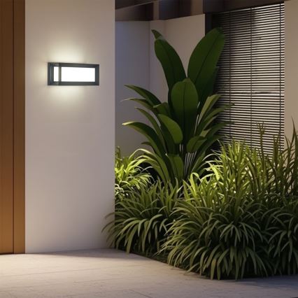 Brilagi - LED buitenwandlamp PARKER LED/12W/230V antraciet IP44