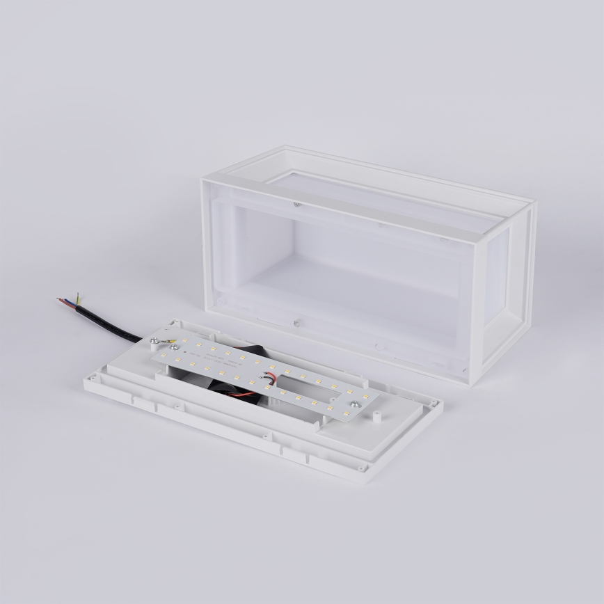 Brilagi - LED buitenwandlamp PARKER LED/12W/230V wit IP44