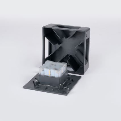Brilagi - LED buitenwandlamp QUADRAY LED/6W/230V antraciet IP54