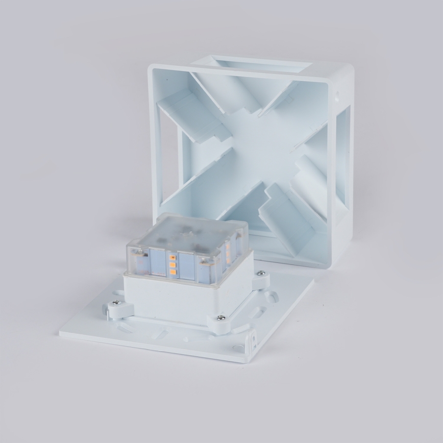 Brilagi - LED buitenwandlamp QUADRAY LED/6W/230V wit IP54