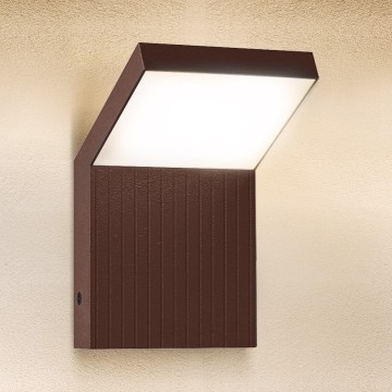 Brilagi - LED buitenwandlamp RIANO LED/8W/230V bruin IP65
