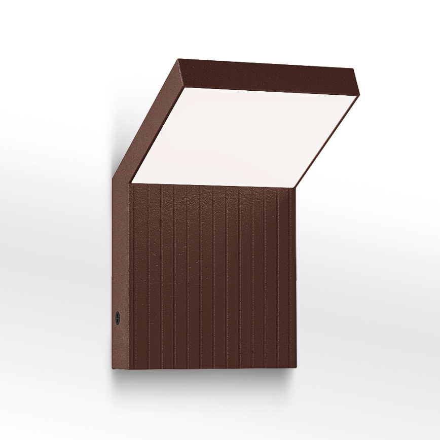 Brilagi - LED buitenwandlamp RIANO LED/8W/230V bruin IP65