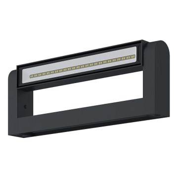 Brilagi - LED buitenwandlamp SALERNO LED/12W/230V 35,5 cm antraciet IP65